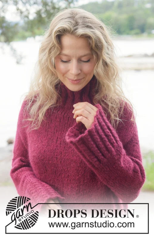 264-22 Cherry Hill Sweater by DROPS Design