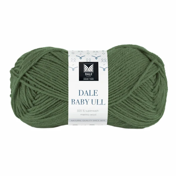 Dale Baby Ull 8563 Armygrøn