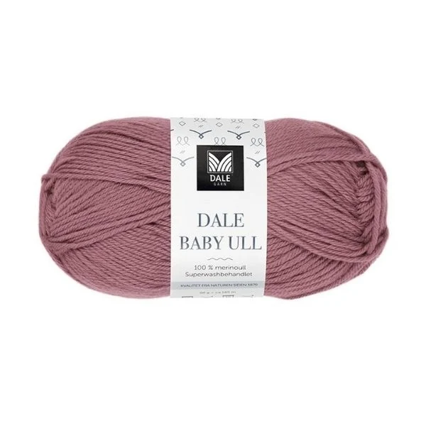 Dale Baby Ull 8503 Mørk gammelrosa