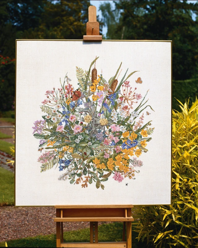 Broderikit Vandplanter 100 x 105 cm