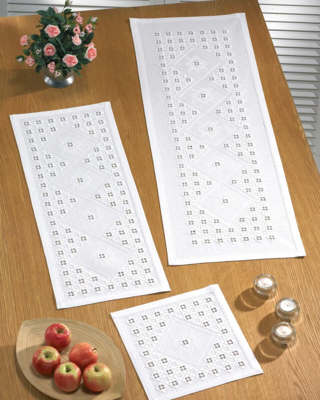 Broderikit Hardanger 37 x 103 cm