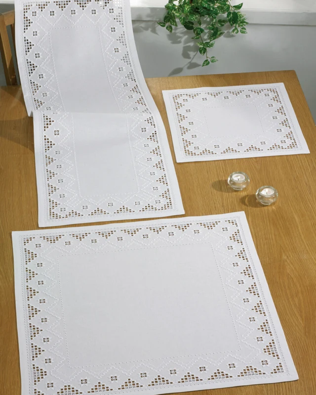 Broderikit Hardanger 41 x 108 cm