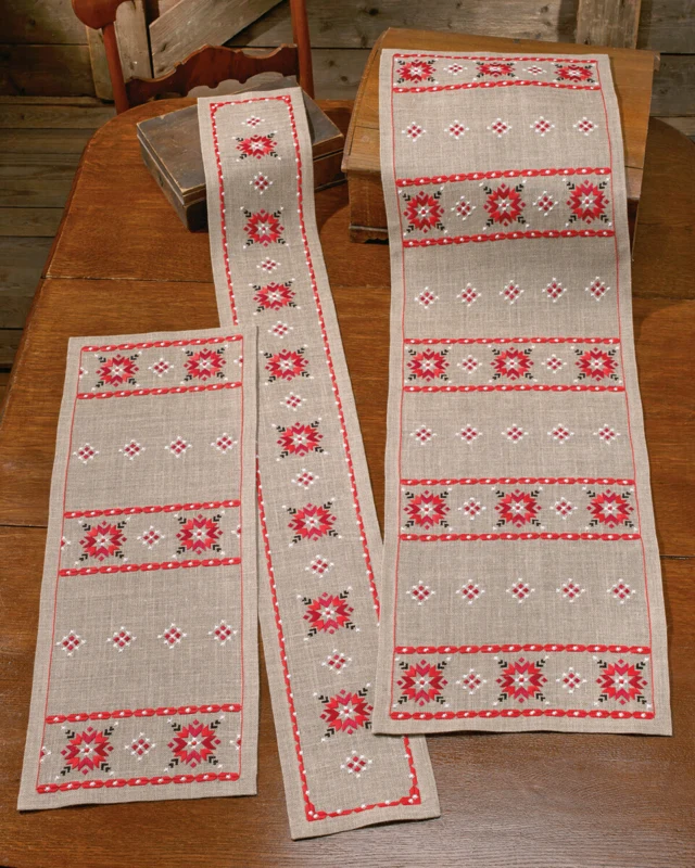 Broderikit Svensk Almuestil 36 x 124 cm