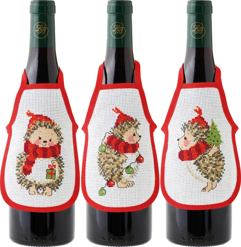 Broderikit Pindsvin 10 x 15 cm