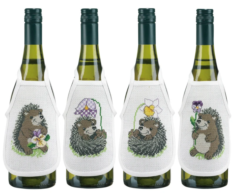 Broderikit Pindsvin 10 x 15 cm