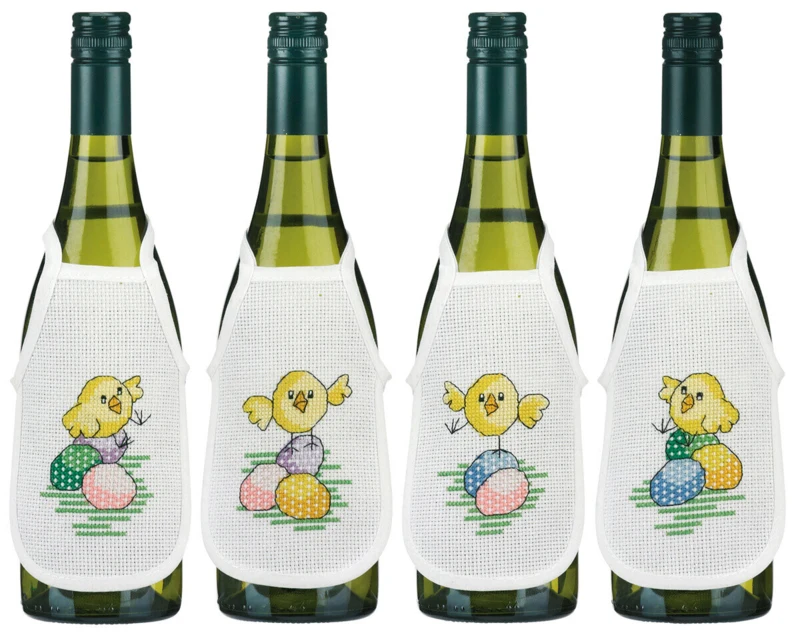 Broderikit Påskekyllinger 10 x 15 cm