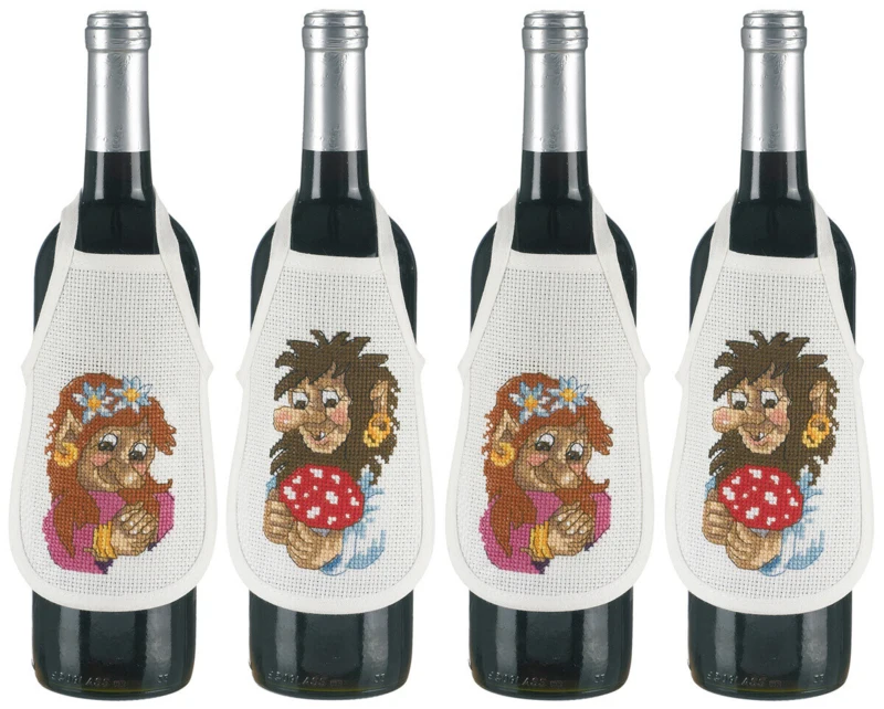 Broderikit Troldehoveder 2 Pk 0330B x 2 stk