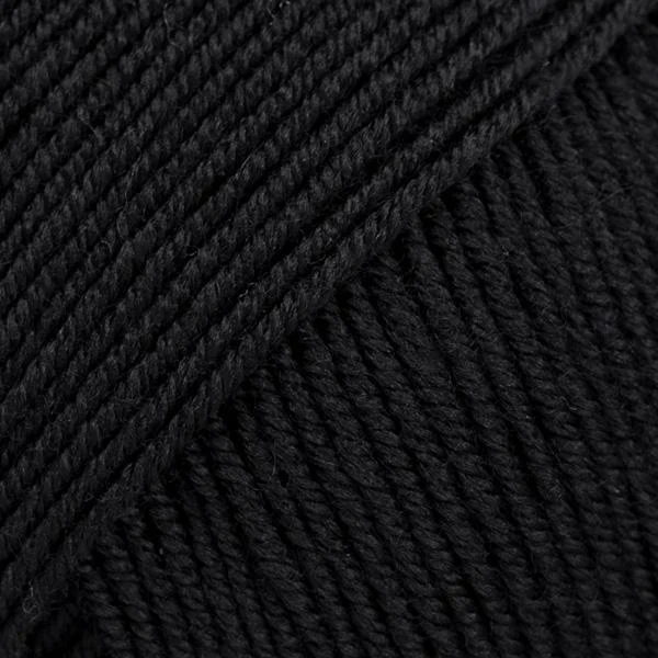 DROPS BABY Merino 21 Sort (Uni Colour)