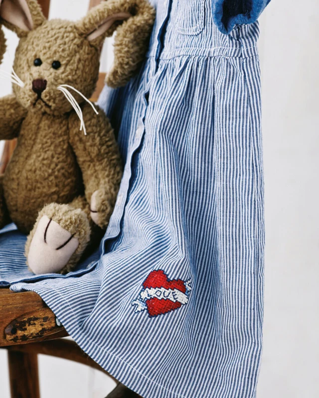 Broderikit Hjerte 7 x 9 cm