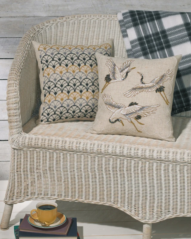 Broderikit Blæser i farver 40 x 40 cm