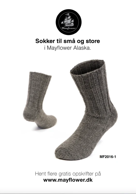 Sokker til små og store i Mayflower Alaska