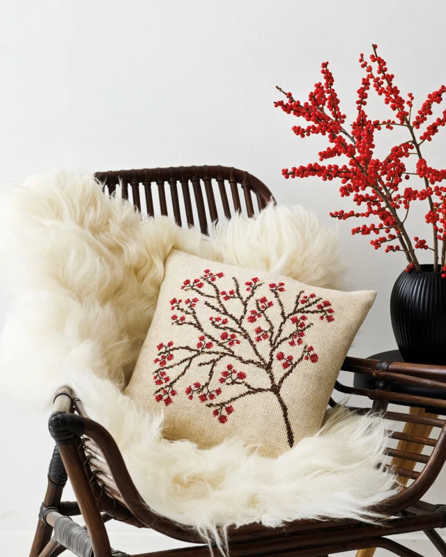 Broderikit Vintervær 40 x 40 cm