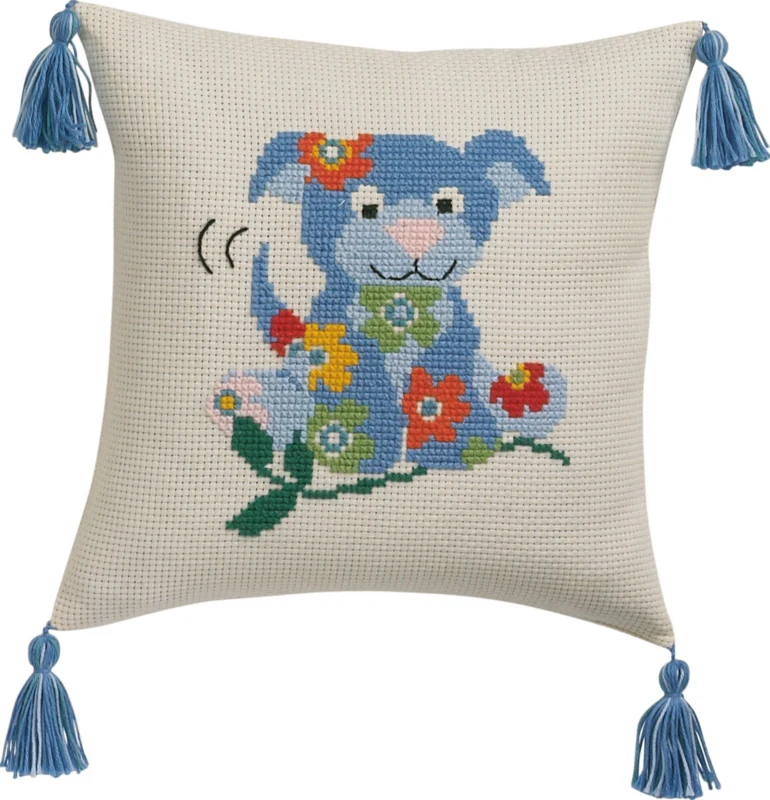Broderikit Hund 30 x 30 cm