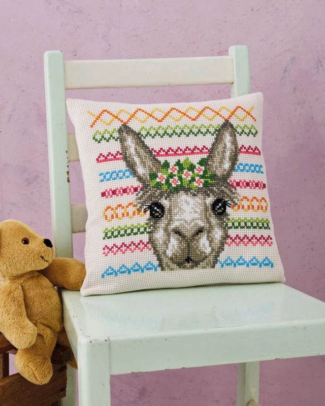 Broderikit Alpaka 30 x 30 cm