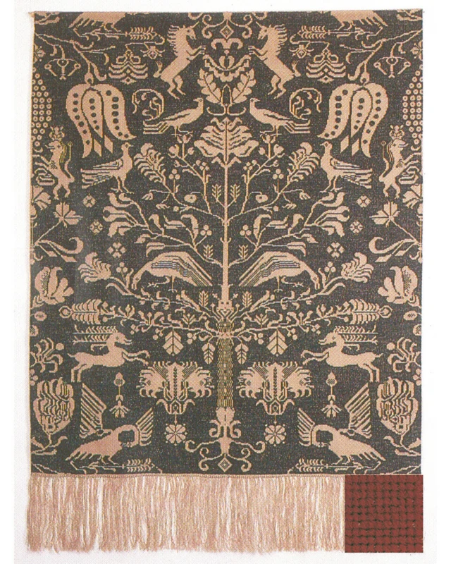 Broderikit Beidewand rød 101 x 140 cm