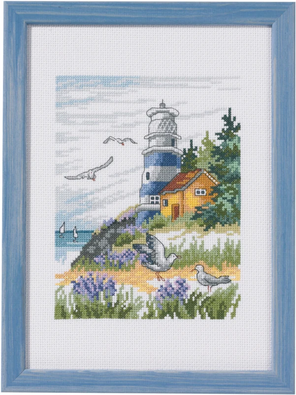 Broderikit Fyrtårnet 20x28 cm R5386