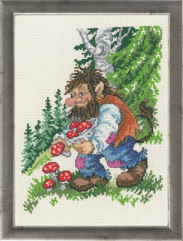 Broderikit Troldefar R5365 21 x 29 cm