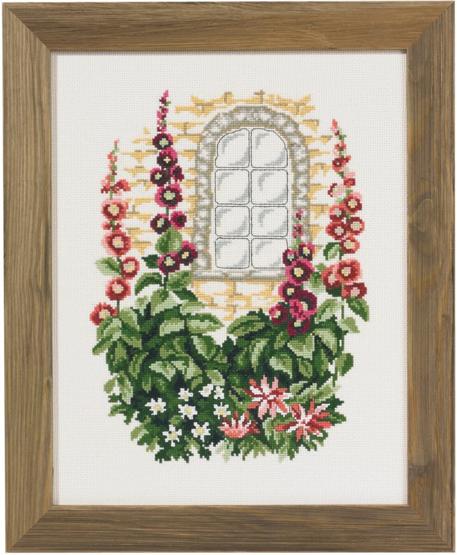 Broderikit Blomster R5484 29 x 37 cm