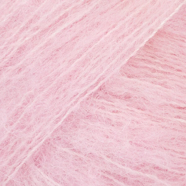 DROPS Brushed Alpaca Silk 12 Støvet rosa (Uni Colour)