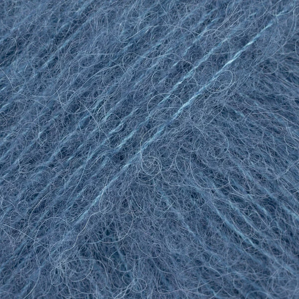 DROPS Brushed Alpaca Silk 25 Stålblå (Uni Colour)