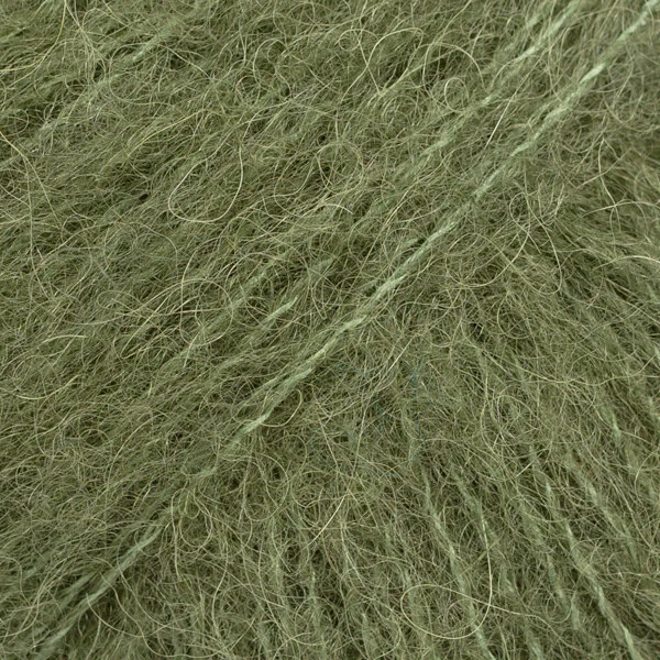 DROPS Brushed Alpaca Silk 32 Mosgrøn (Uni Colour)