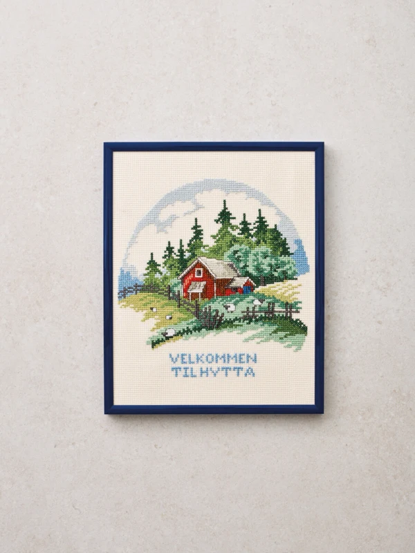 Broderikit Hytte R5791 20 x 25 cm