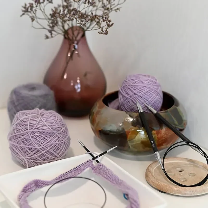 KnitPro Karbonz FASTE Rundpind, 100 cm