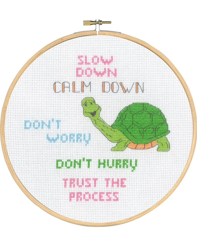 Broderikit Slow down m/5810/20 20 Ø