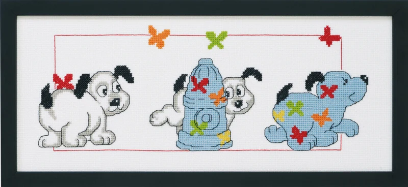 Broderikit Hund R5496 36 x 15 cm