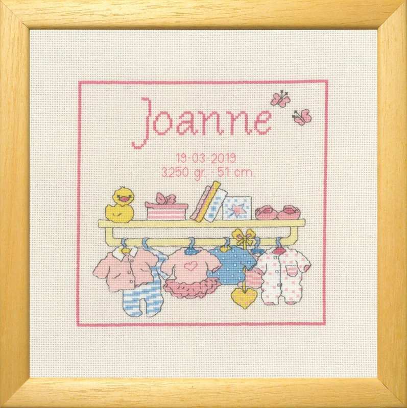 Broderikit Bobbi Joanne 22 x 22 cm