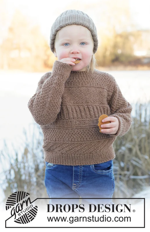 50-9 Woodland Wander Sweater by DROPS Design