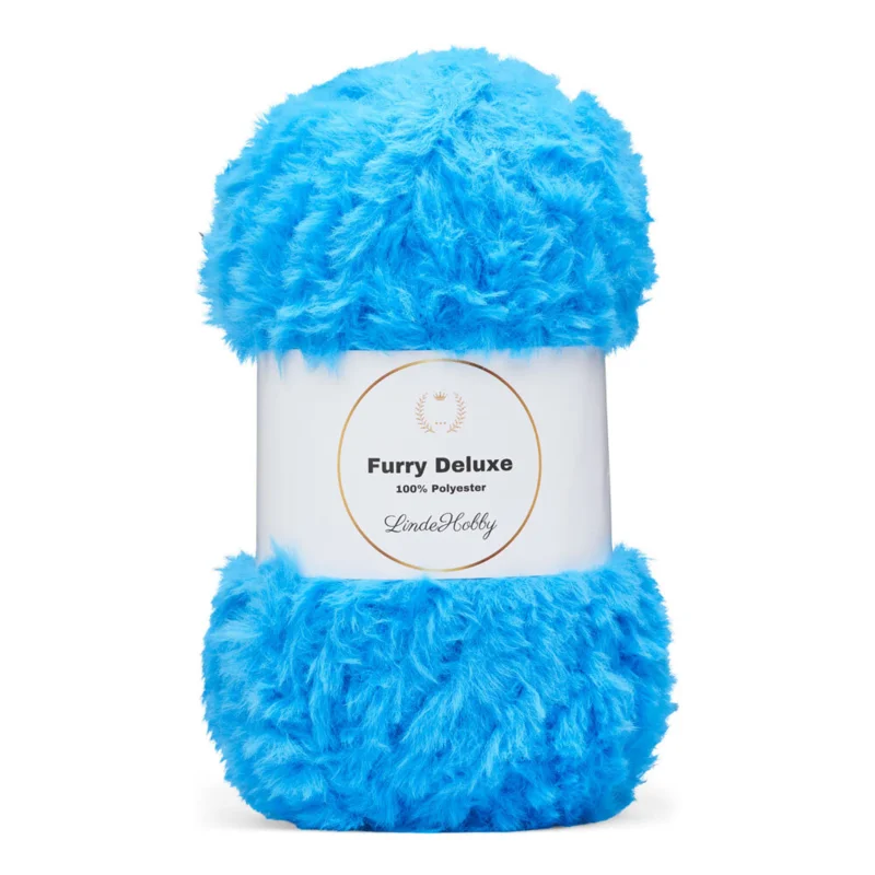 LindeHobby Furry Deluxe 22 Elektrisk blå
