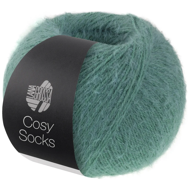 Lana Grossa Cosy Socks 06 Salviegrøn