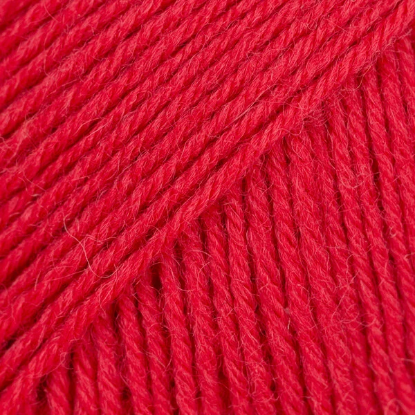 DROPS Fabel Uni Colour 106 Rød