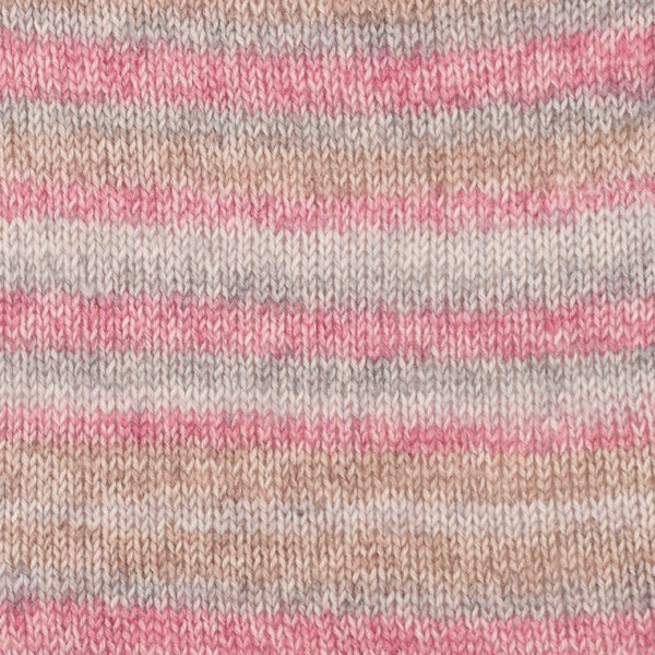 DROPS Fabel Long Print 623 Rosa tåge