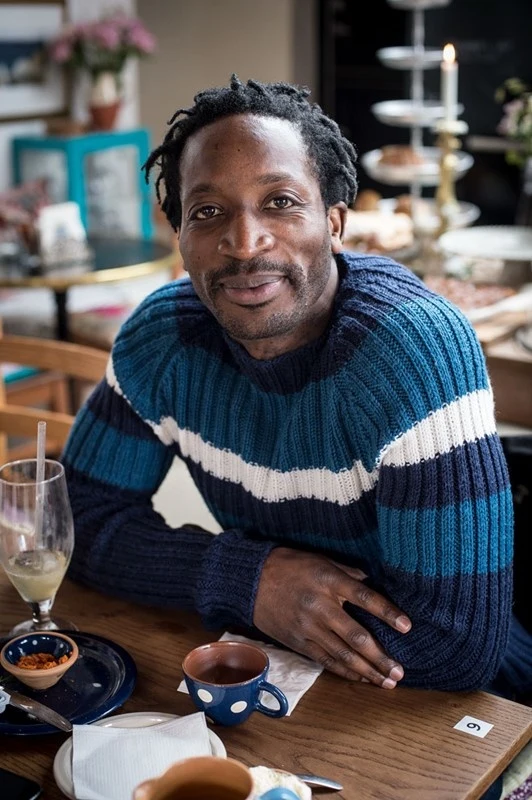 Herresweater i rib - NY!