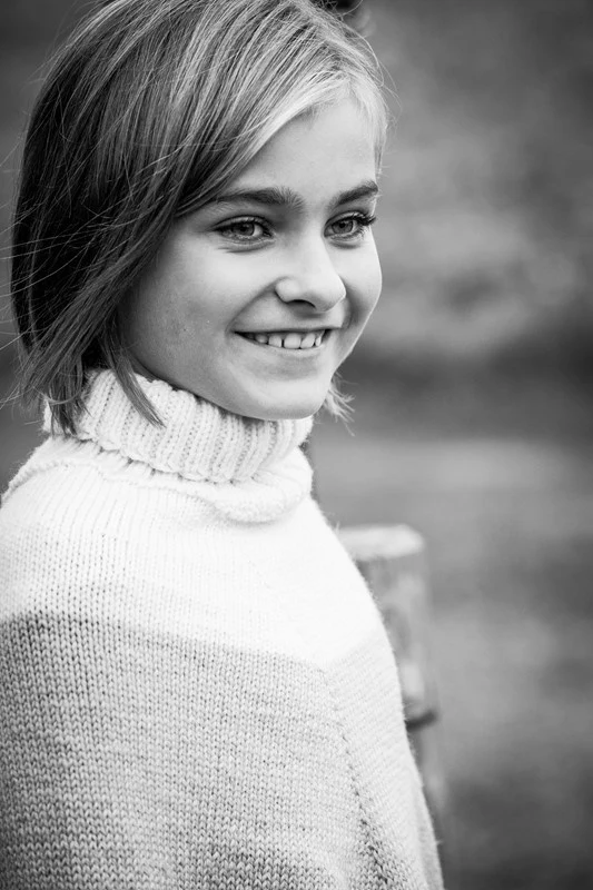 Stribet poncho i Mayflower Easy Care Classic