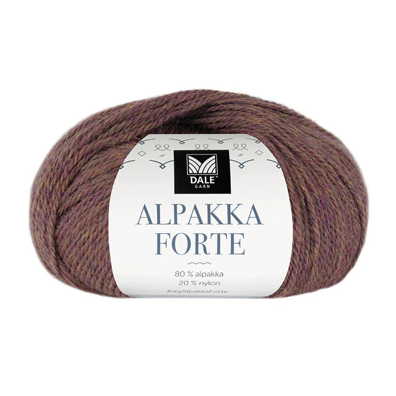 Dale Alpakka Forte 729 Lilla/gul meleret