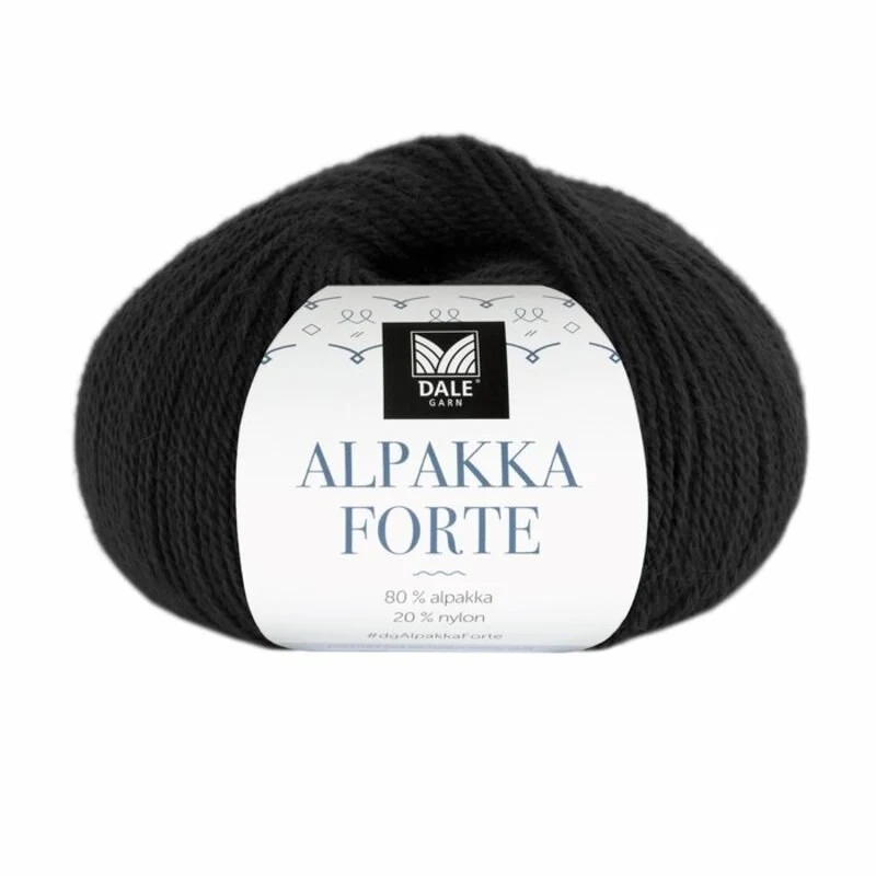 Dale Alpakka Forte 733 Sort