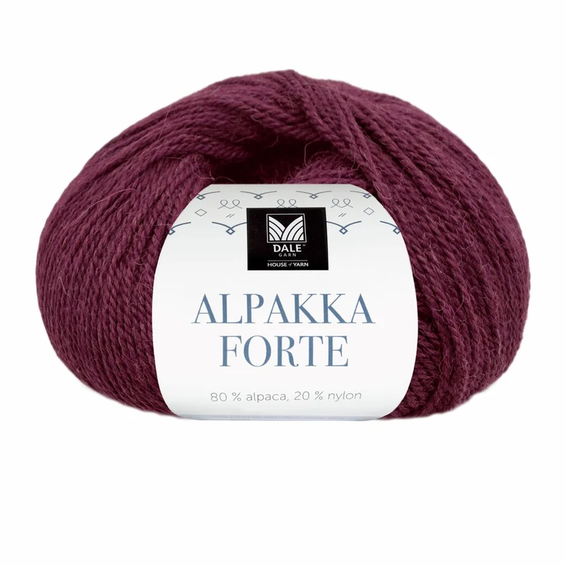 Dale Alpakka Forte 753 Bordeaux
