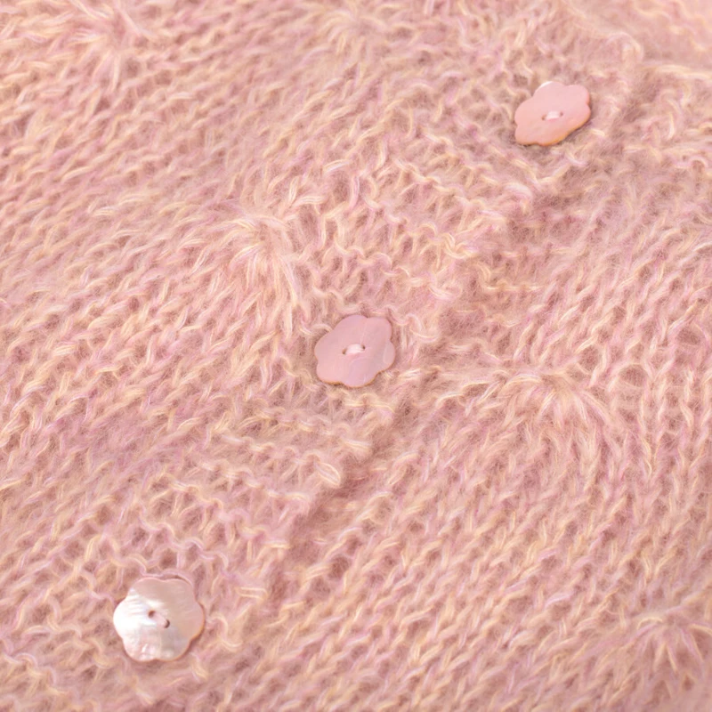 DROPS Blomst lys rosa, knap, 25 mm (nr. 602)