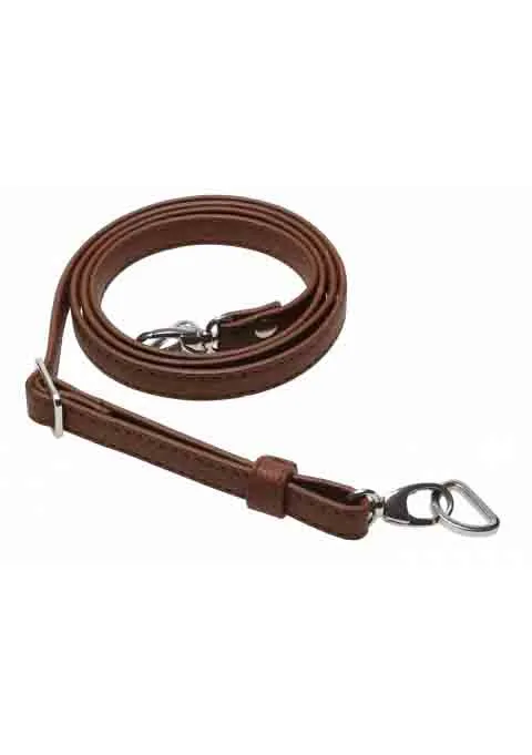 Brun med sølvspænde