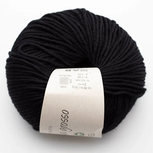 BC Garn Semilla GROSSO 031 Sort GOTS