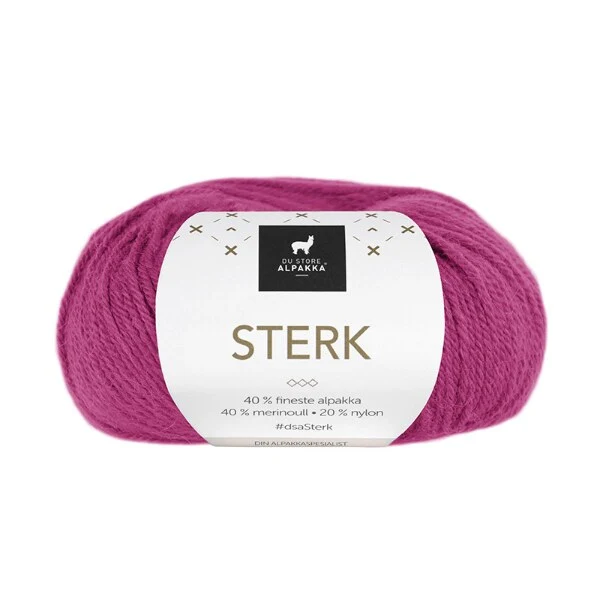 Du Store Alpakka STERK 825 Mørk rosa