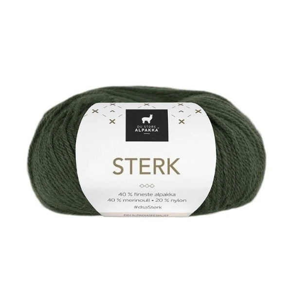 Du Store Alpakka STERK 860 Flaskegrøn