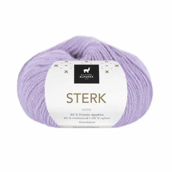 Du Store Alpakka STERK 912 Lys Lavendel