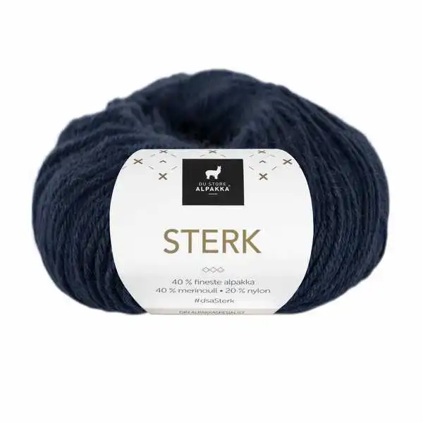 Du Store Alpakka STERK 920 Mørk Indigo