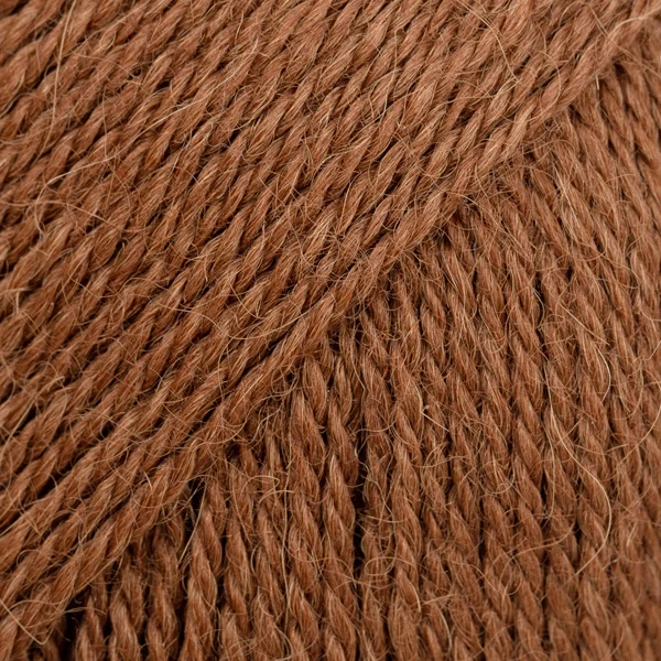 DROPS Alpaca 9041 Kobberbrun (Uni Colour)
