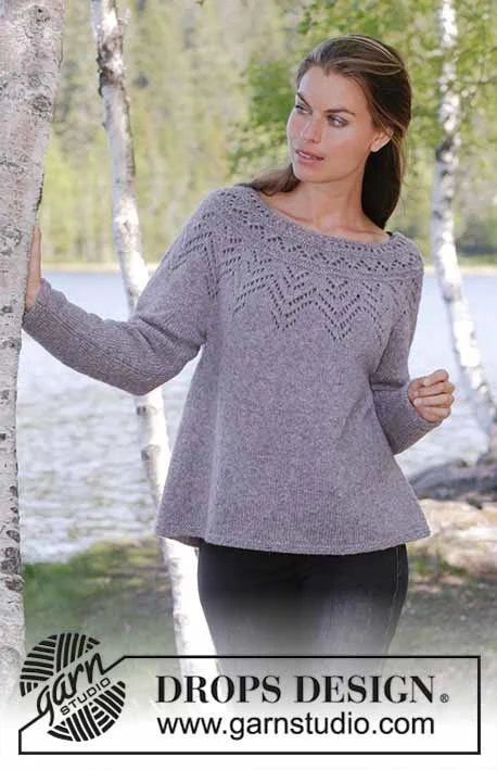 197-16 Agnes Sweater by DROPS Design