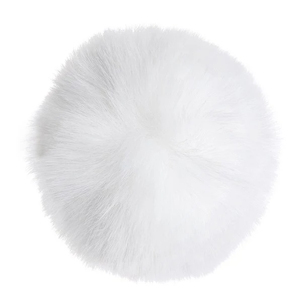 HobbyArts Pom Pom 8 cm 01 Hvid